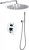 Душевая система Berges Ventas 2R 073003 Хром сильвер 