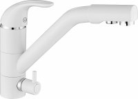 Смеситель для кухонной мойки Paulmark Holstein Ho213013-431 , матовый белый Смеситель для кухонной мойки Paulmark Holstein Ho213013-431 , матовый белый