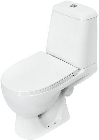 Унитаз-компакт Sanita Luxe Max SL DM MAXSLCC01040513 с бачком и сиденьем Микролифт 