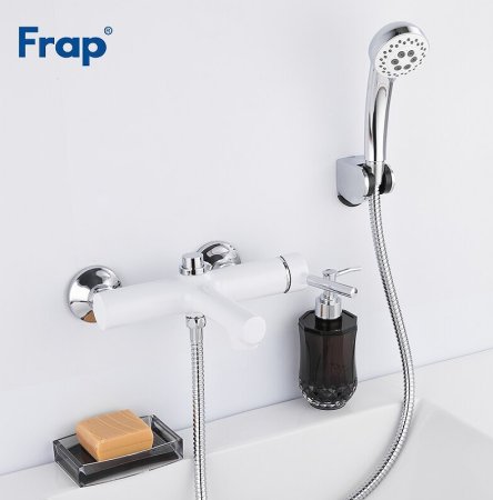 Смеситель для ванны Frap H44-8 F3244-8 Белый Хром 