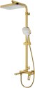 Душевая система Raglo R51.24.03, сатин золотой 
