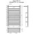Полотенцесушитель электрический GROIS Tania GR-013 50х80 П17 белый 