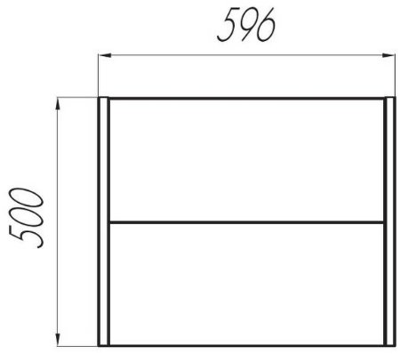 Тумба под раковину Aquaton Брук 60 1A201901BCDL0 подвесная Дуб латте 