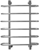 Полотенцесушитель электрический Energy Nova2 850x600, форма лесенка нестандартная, цвет хром, скрытое/наружное подключение, 850мм x 634мм