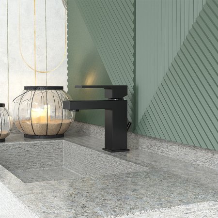 Смеситель для раковины Paini Dax-R 84PZ211R Черный матовый 