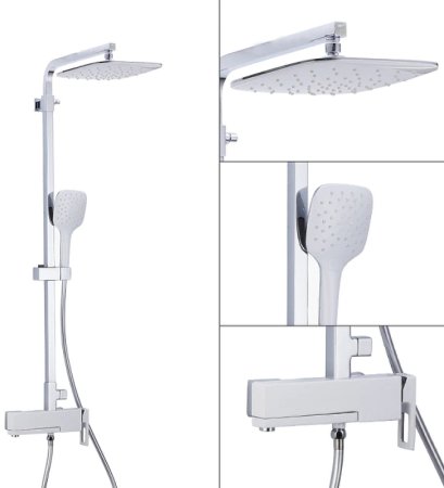 Душевая система Gappo G17-8 G2417-8 Белая Хром 