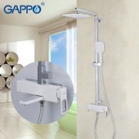 Душевая система Gappo G17-8 G2417-8 Белая Хром Душевая система Gappo G17-8 G2417-8 Белая Хром