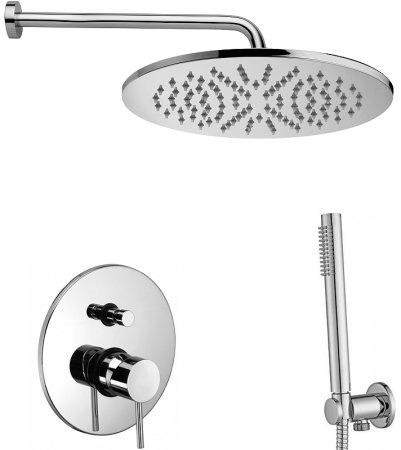 Душевая система Paffoni Light KITLIG015CRKING Хром 