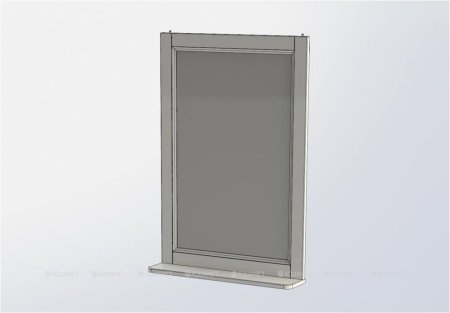 Зеркало Aquanet Бостон М 60 белый 