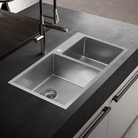 Кухонная мойка Melana Profline S7843H Сатин 