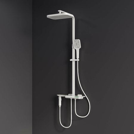 Душевая система RGW Shower Panels SP-35W 51140135-03 с термостатом Белая 