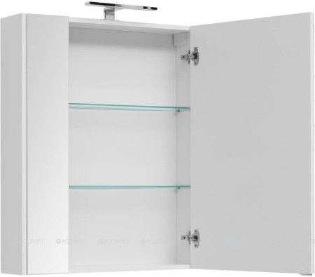 Зеркало-шкаф Aquanet Августа 75 белый 