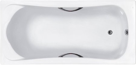 Акриловая ванна Roca BeCool 170x80 ZRU9302852+ZRU9302854+ZRU9302853 с каркасом, фронтальной панелью и ручками 