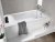 Акриловая ванна Roca BeCool 170x80 ZRU9302852+ZRU9302854+ZRU9302853 с каркасом, фронтальной панелью и ручками 