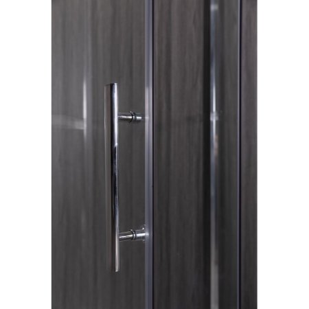 Душевой уголок Esbano ESD-8160 с поддоном 90x90 см, профиль хром, стекло прозрачное 