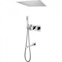 Душевая система Abber Daheim AF8254 с термостатом Хром