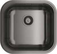 Мойка кухонная Omoikiri Omi 44-U/IF-GM вороненая сталь