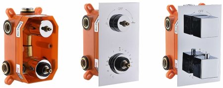 Душевая система Vincea VSFW-102TCH с термостатом Хром 