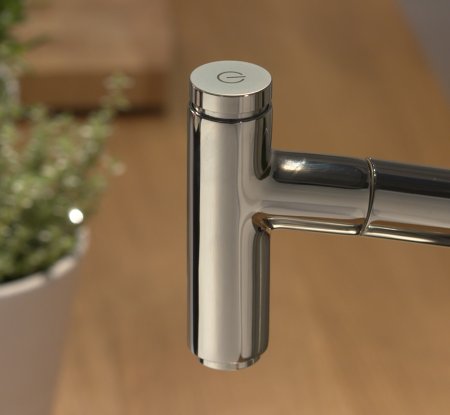 Смеситель Hansgrohe Metris M71 73801000 для кухонной мойки, хром 