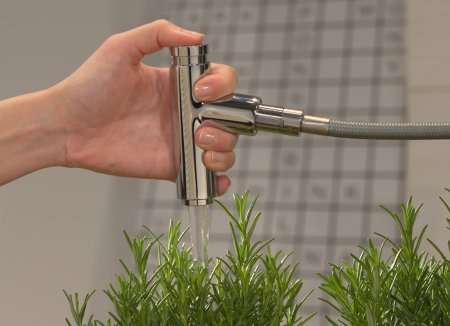 Смеситель Hansgrohe Metris M71 73801000 для кухонной мойки, хром 