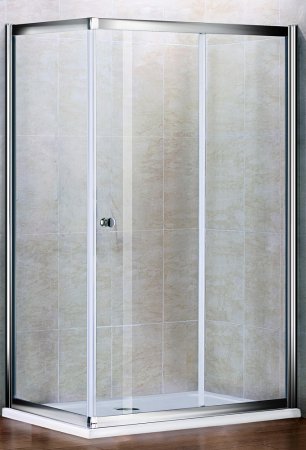 Душевой уголок Cezares Pratico AH1 100/80 P Cr + душевой трап 