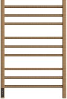 Электрический полотенцесушитель Point Веста PN70758BR П9 500x800 диммер слева Бронза