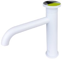 Смеситель для раковины Bronze de Luxe 9009W-Y, белый/желтый