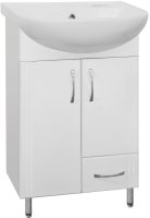 Тумба под раковину Style Line Эко Стандарт 10 Ладога 50 Белый глянец