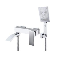 Смеситель для ванны Gappo G07 G3207-8 Белый Хром