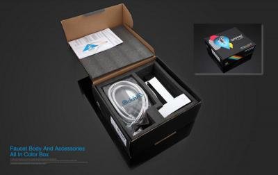 Смеситель для ванны Gappo G07 G3207-8 Белый Хром 