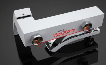 Смеситель для ванны Gappo G07 G3207-8 Белый Хром 