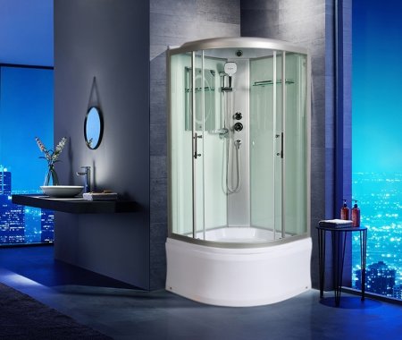 Душевая кабина WeltWasser WW500 Halle 902 90x90 10000003242 профиль Хром стекло прозрачное 