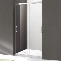 Душевая дверь в нишу Cezares Tandem Soft BF-2-120-C-Cr-IV стекло прозрачное