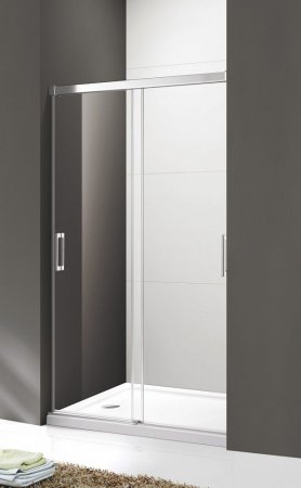 Душевая дверь в нишу Cezares Tandem Soft BF-2-120-C-Cr-IV стекло прозрачное 