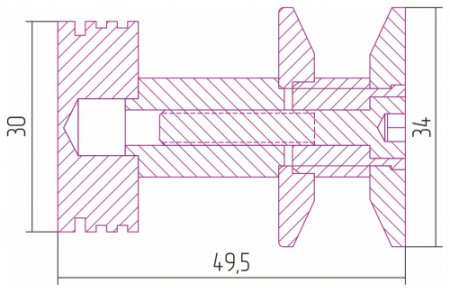 Крючки для полотенцесушителя Сунержа КАНЬОН состаренная латунь 051-2010-0003 