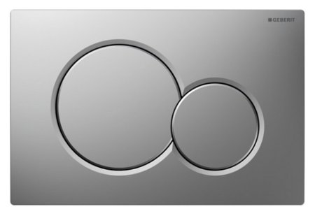 Система инсталляции для унитазов Geberit Duofix UP320 111.300.00.5 с кнопкой смыва матовый хром, шум 