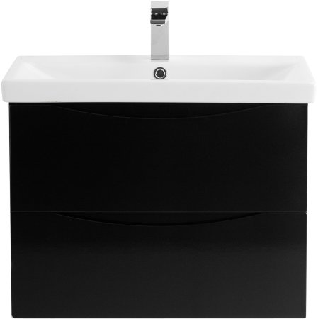 Тумба с раковиной BelBagno MARINO-CER-700-2C-SO-NL-P Nero Lucido 
