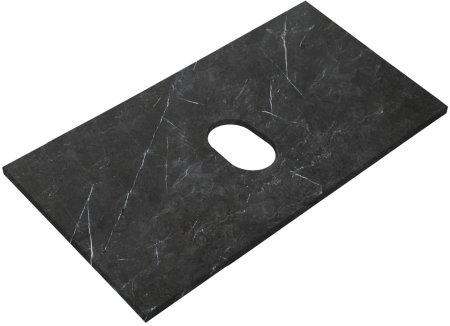 Столешница из керамогранита BelBagno KEP-80-MNO-W0 Marmo Nero Opaco 