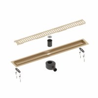 Душевой лоток TIMO Drain System DS230107/17, матовое золото