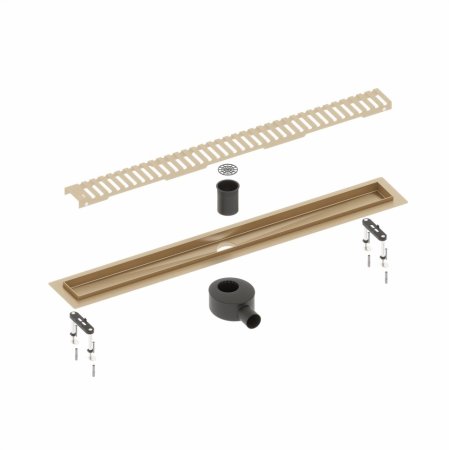 Душевой лоток TIMO Drain System DS230107/17, матовое золото 