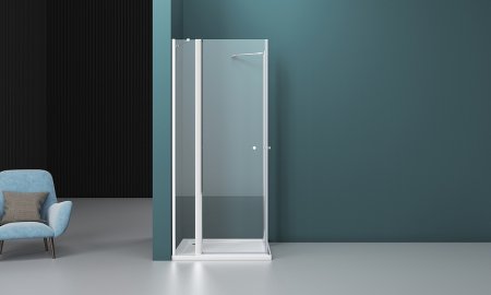 Душевой уголок BelBagno Etna 100х120 ETNA-AH-22-100/120-C-Cr профиль Хром стекло прозрачное 