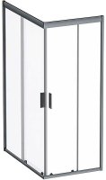 Душевой уголок AM.PM Gem 120х80 W90G-404-120280-BT профиль Черный матовый стекло прозрачное