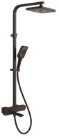 Душевая система с термостатом Rose R1096H, черный Душевая система с термостатом Rose R1096H, черный