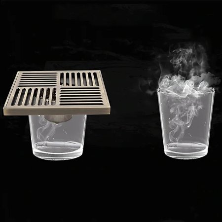 Душевой трап Gappo G81501-4 с решеткой Бронза 