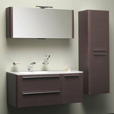 Зеркальный шкаф AM.PM Awe 115 с подсветкой Венге 