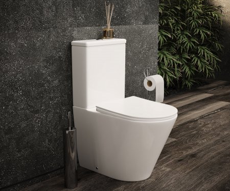 Унитаз-компакт Ceramica Nova Highlight Rimless CN1802 