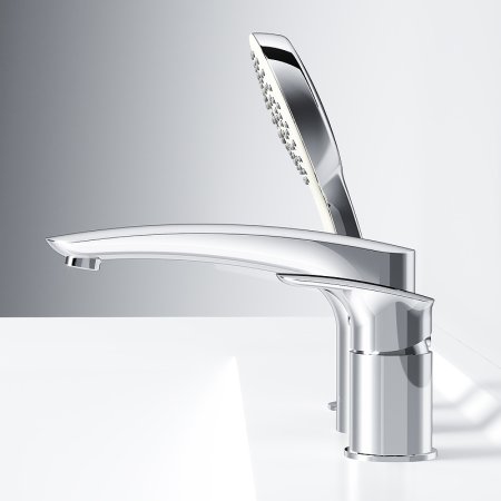 Смеситель на борт ванны AM.PM Inspire V2.0 F50A01300 Хром 