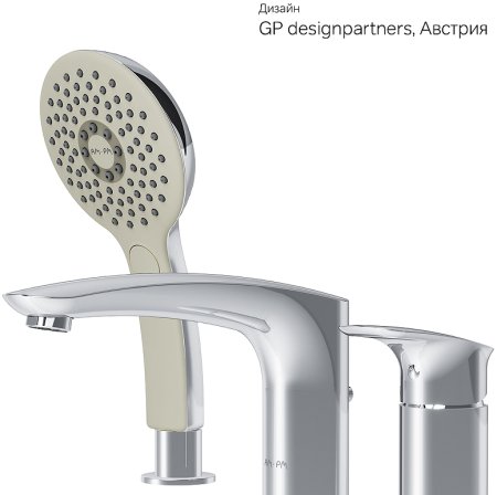 Смеситель на борт ванны AM.PM Inspire V2.0 F50A01300 Хром 