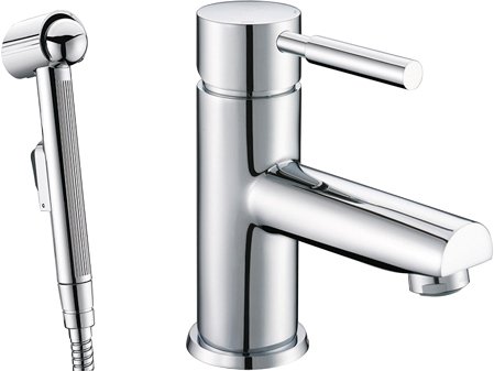 Смеситель WasserKRAFT Main 4108 для раковины с гигиеническим душем 