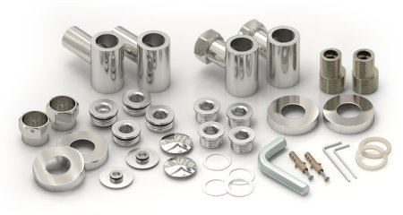 Водяной полотенцесушитель Сунержа Богема+ 1200х600 00-0223-1260 с полкой Хром 